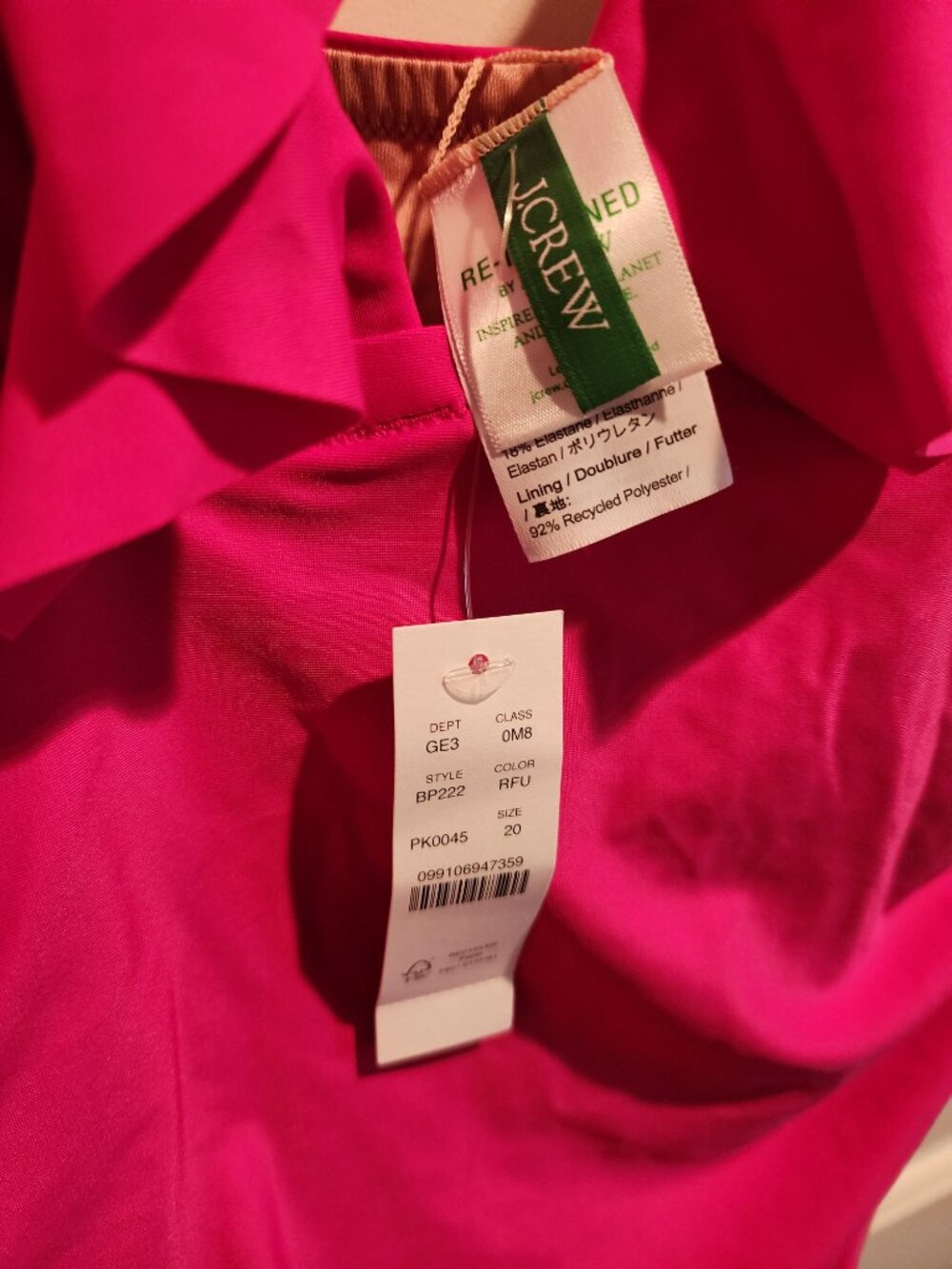 J.Crew Ruffle One-Piece Swimsuit – Size 20 (NWT) - Picture 5 of 5